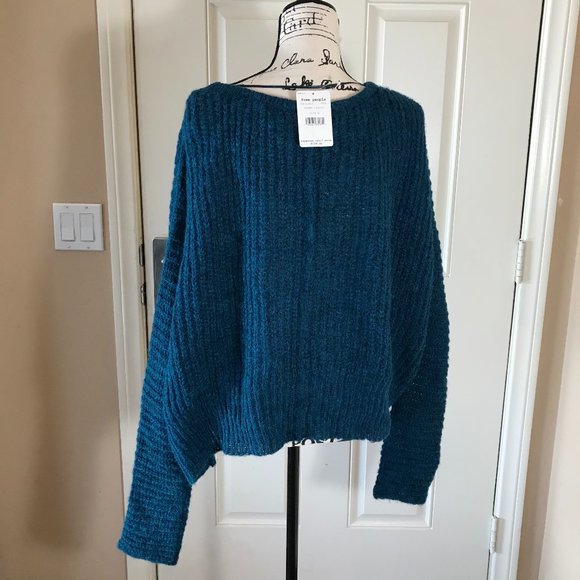 NWT Free People Moonbeam V-Neck Sweater - Picture 5 of 5
